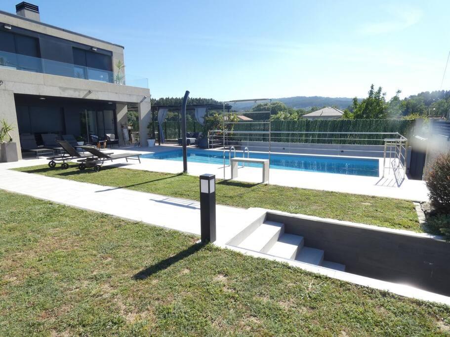 Chalet De Diseno Moderno En Sanxenxo Esterno foto