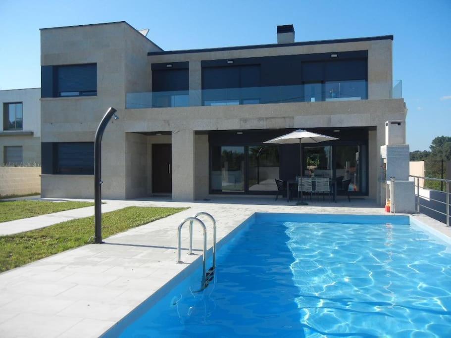 Chalet De Diseno Moderno En Sanxenxo Esterno foto